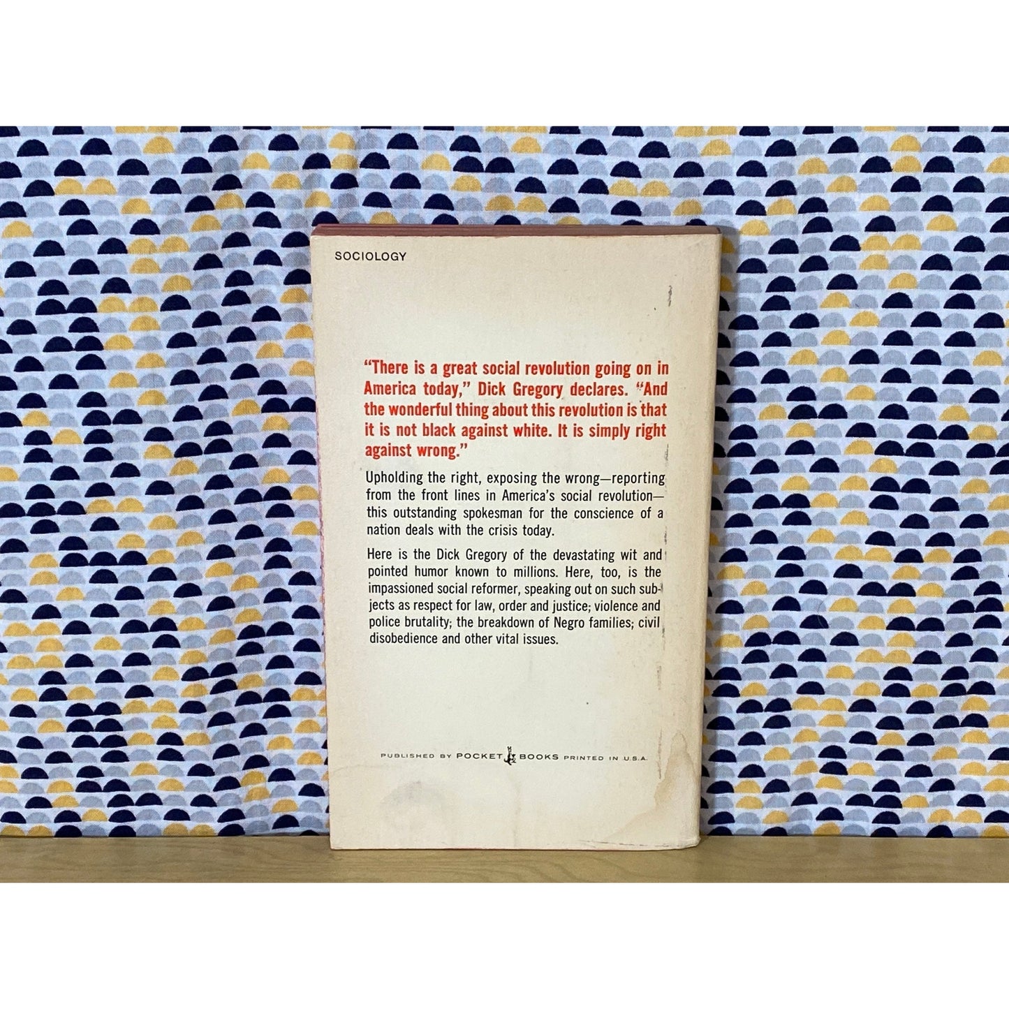 The Shadow That Scares Me - Dick Gregory - Vintage Paperback Book - 75 cent Pocket Books Edition