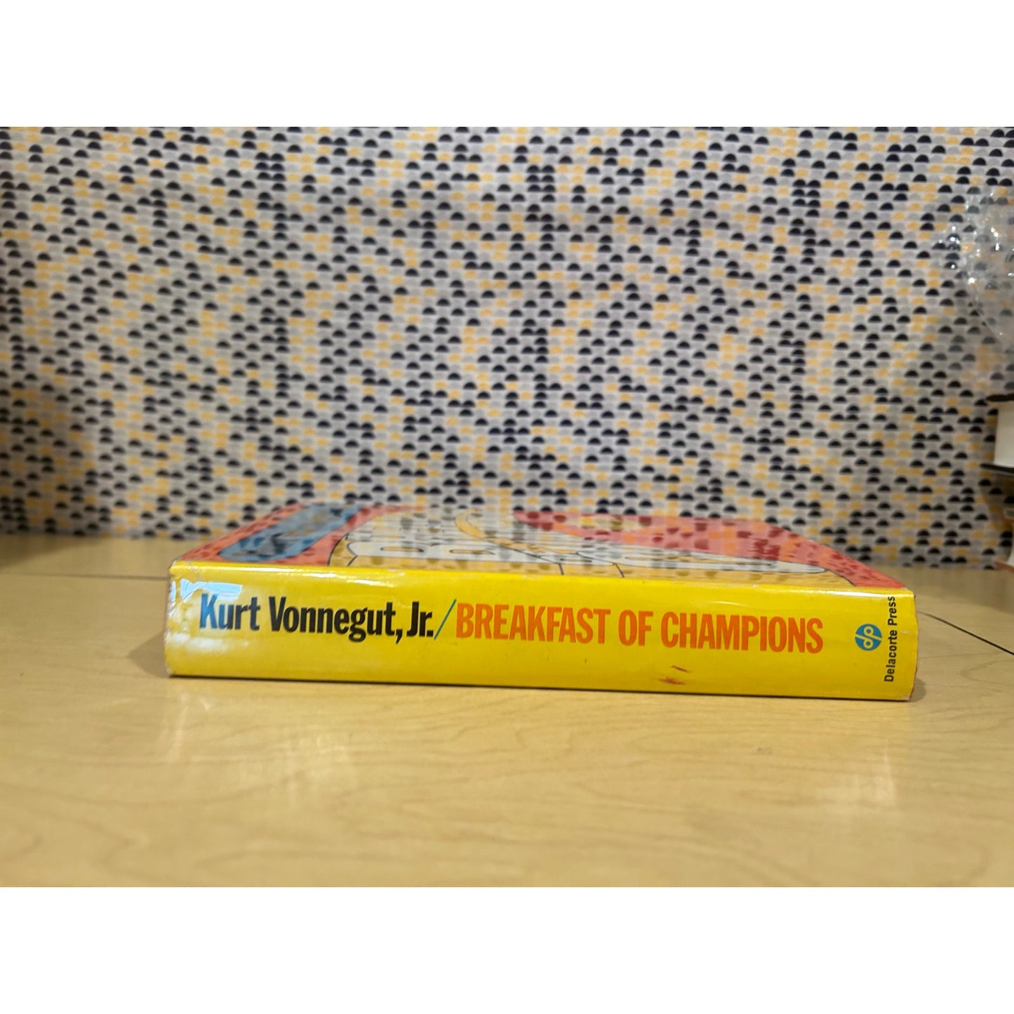 Breakfast of Champions - Kurt Vonnegut Jr. - Vintage Hardcover Book - Delacorte Press - First Edition, First Printing