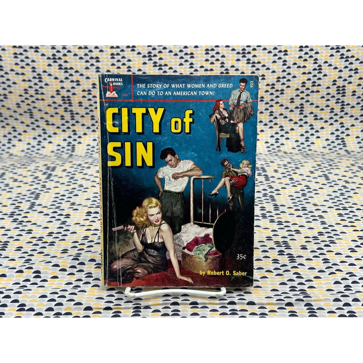 City of Sin - Robert O. Saber - Carnival Books ANC - Vintage Paperbacks