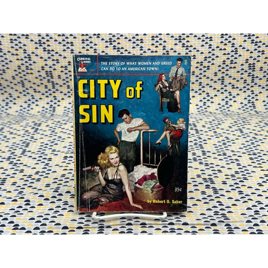 City of Sin - Robert O. Saber - Carnival Books ANC - Vintage Paperbacks