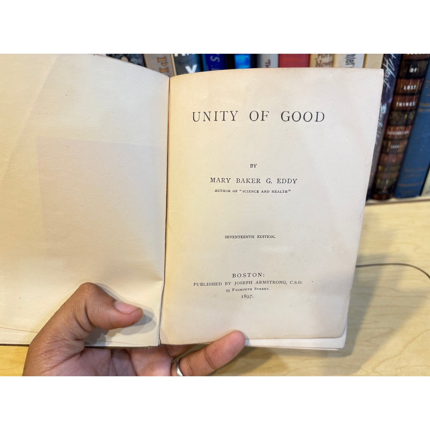 Unity Of Good - Mary Baker Eddy - Joseph Armstrong - Hardcover