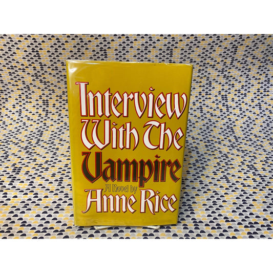 Interview With the Vampire - Anne Rice - Hardcover Book - Knopf - Club Edition