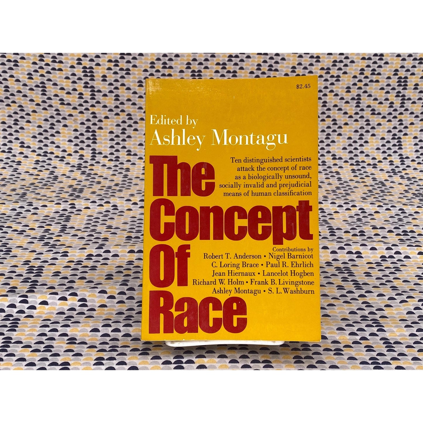 The Concept Of Race - Ashley Montagu, editor - Vintage Paperback Book - Collier-Macmillan Limited Edition