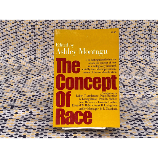The Concept Of Race - Ashley Montagu, editor - Vintage Paperback Book - Collier-Macmillan Limited Edition