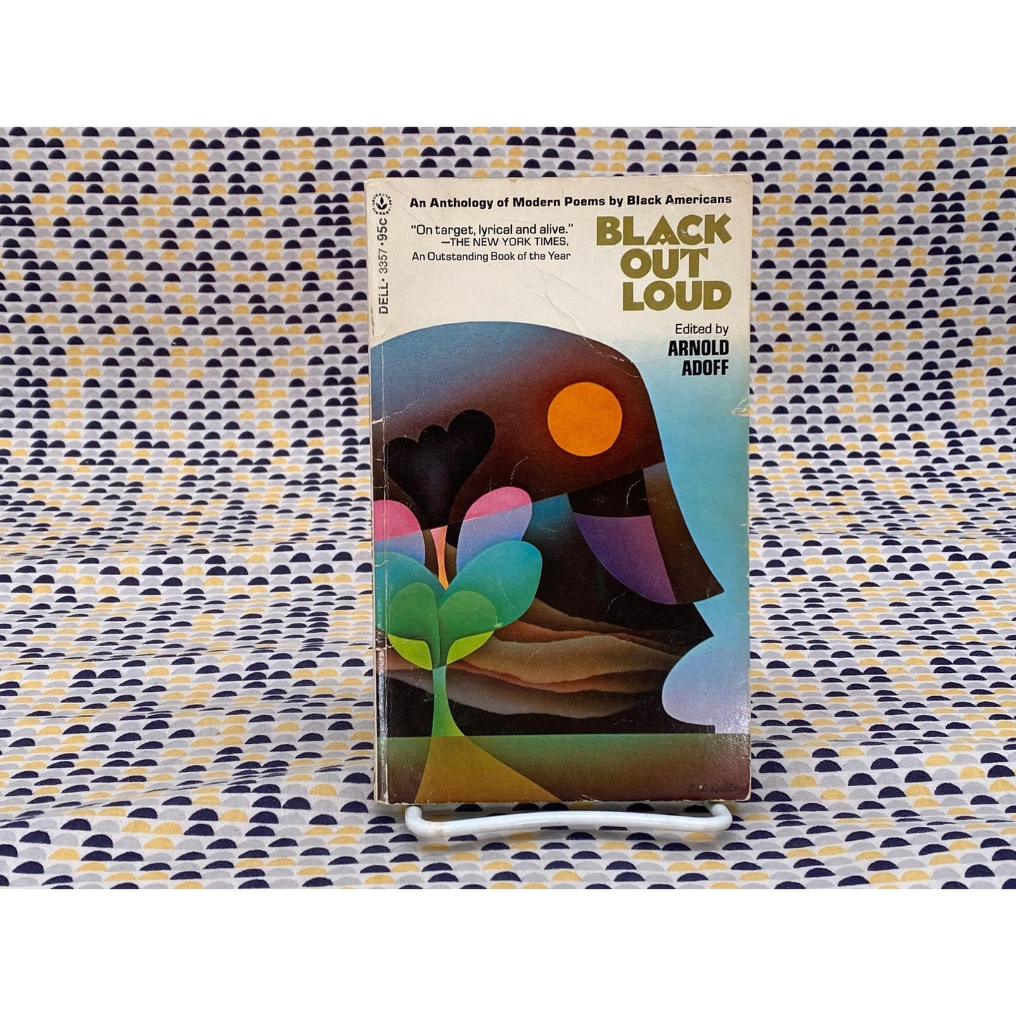Black Out Loud - Arnold Adoff, editor - Dell Edition - Leo & Diane Dillon Cover