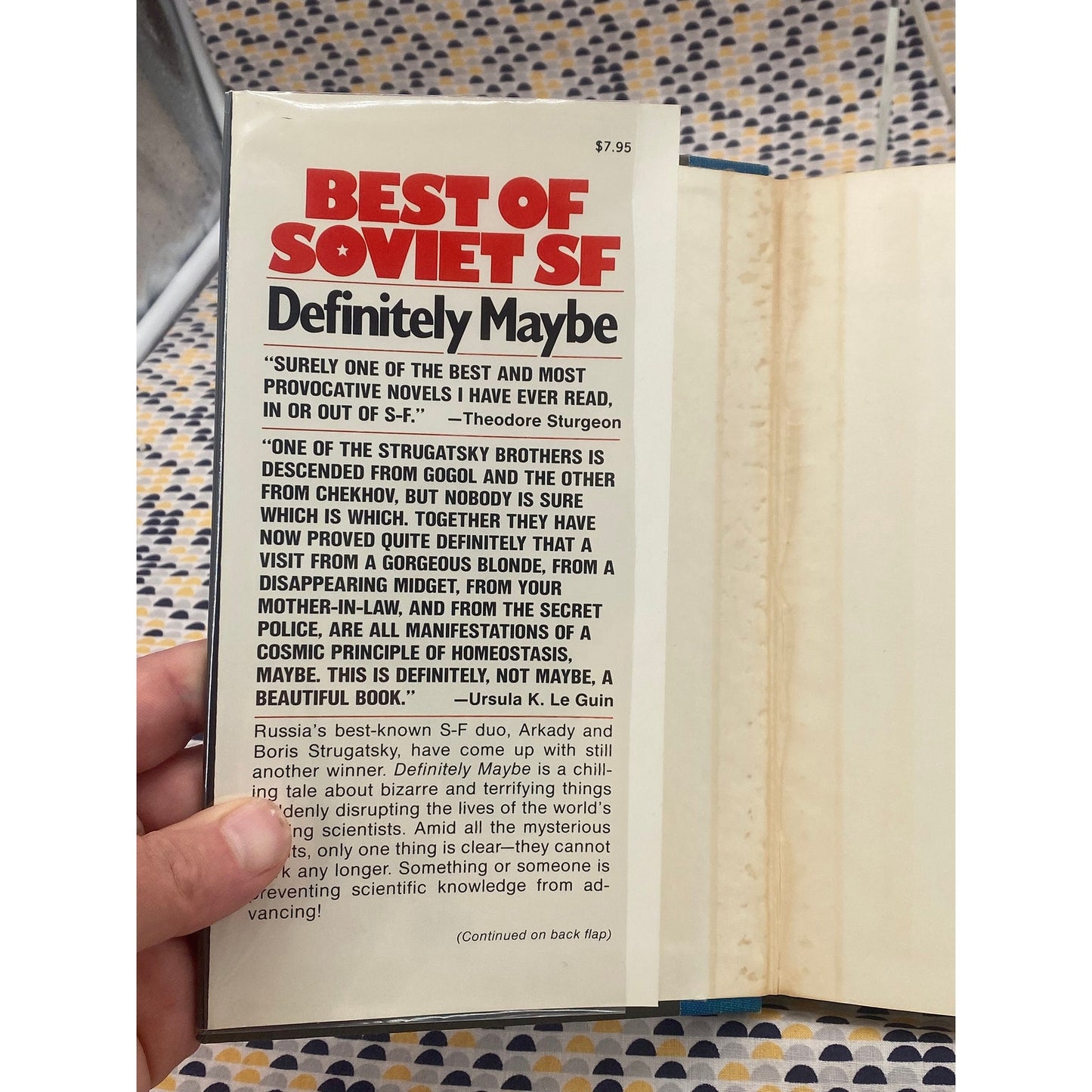 Definitely Maybe - Arkady & Boris Strugatsky - - Vintage Hardcover Book - 1978 Macmillan Publishing - First Edition, First Printing