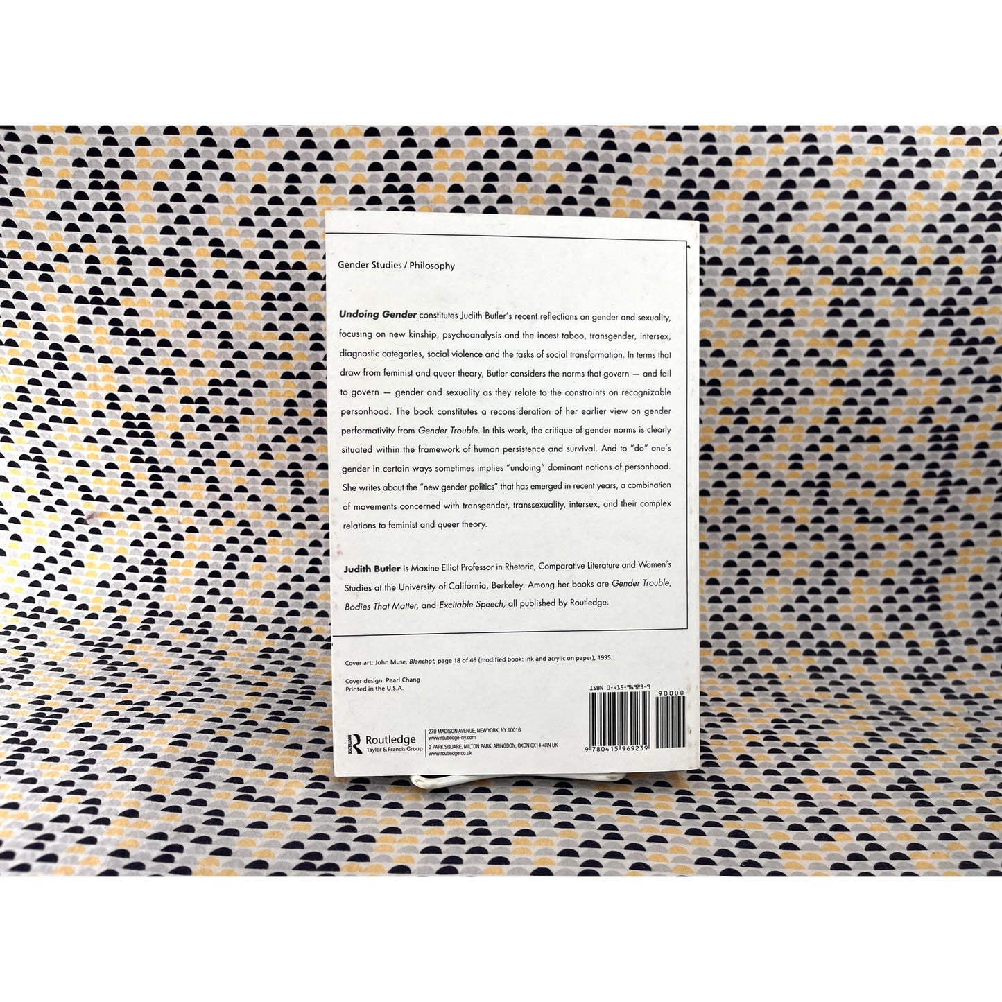 Undoing Gender - Judith Butler - Routledge Books - Paperback
