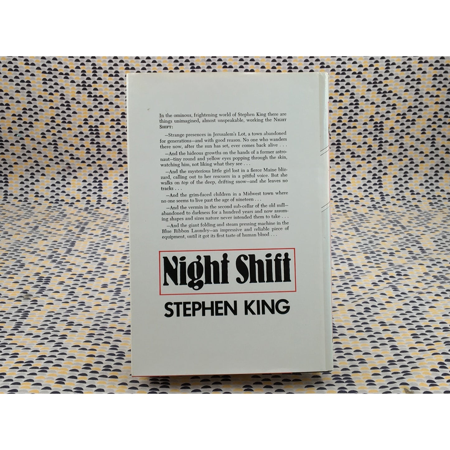 Night Shift - Stephen King - Doubleday - Hardcover - Club Edition