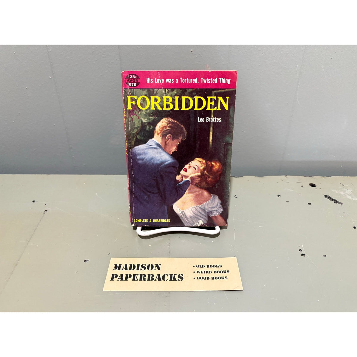 Forbidden - Leo Brattes - Avon 576 - Vintage Paperbacks