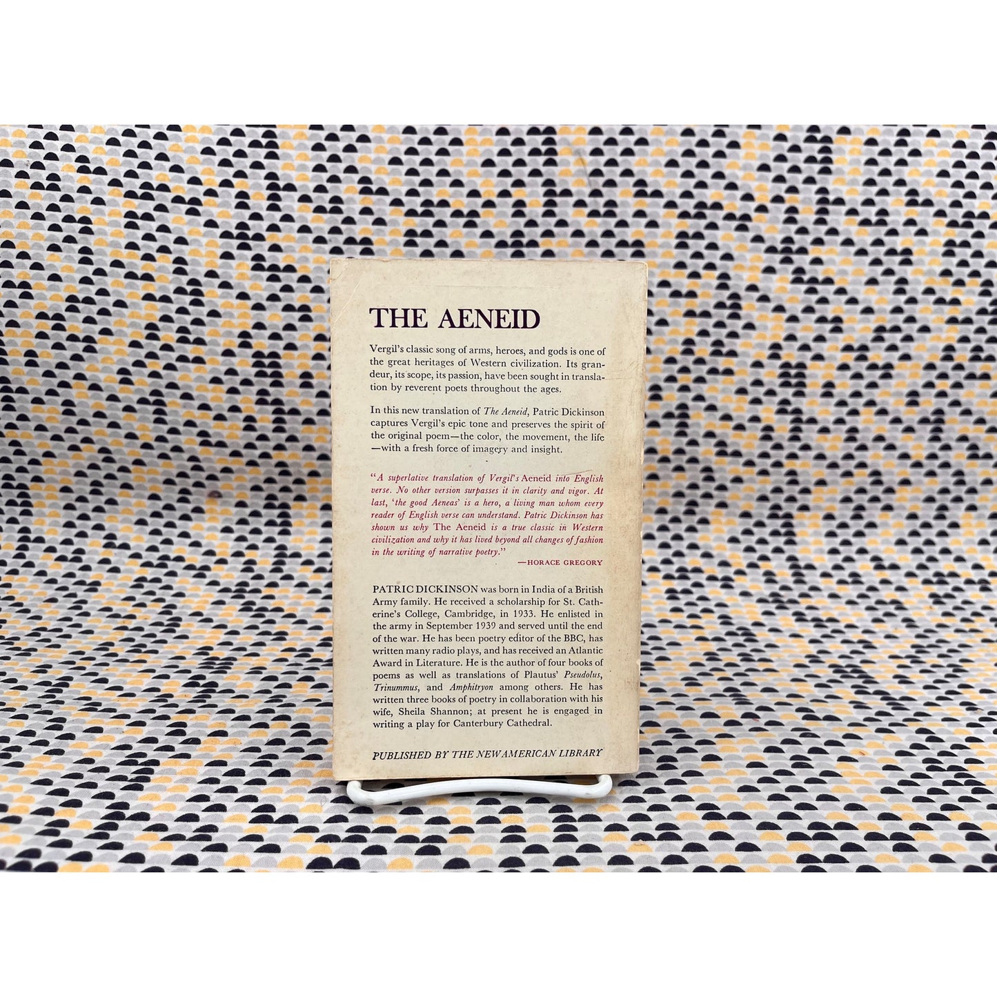 The Aeneid - Virgil - Mentor Books - Paperback