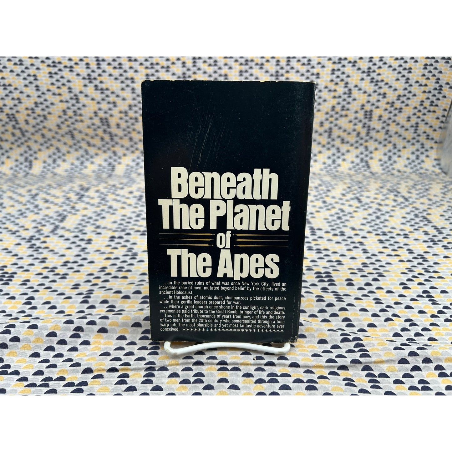 Beneath the Planet of the Apes - Michael Avallone - Vintage Paperback Book - 75 cent Bantam Books