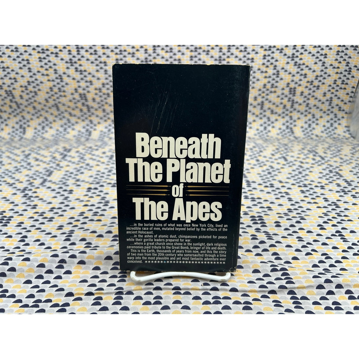 Beneath the Planet of the Apes - Michael Avallone - Vintage Paperback Book - 75 cent Bantam Books