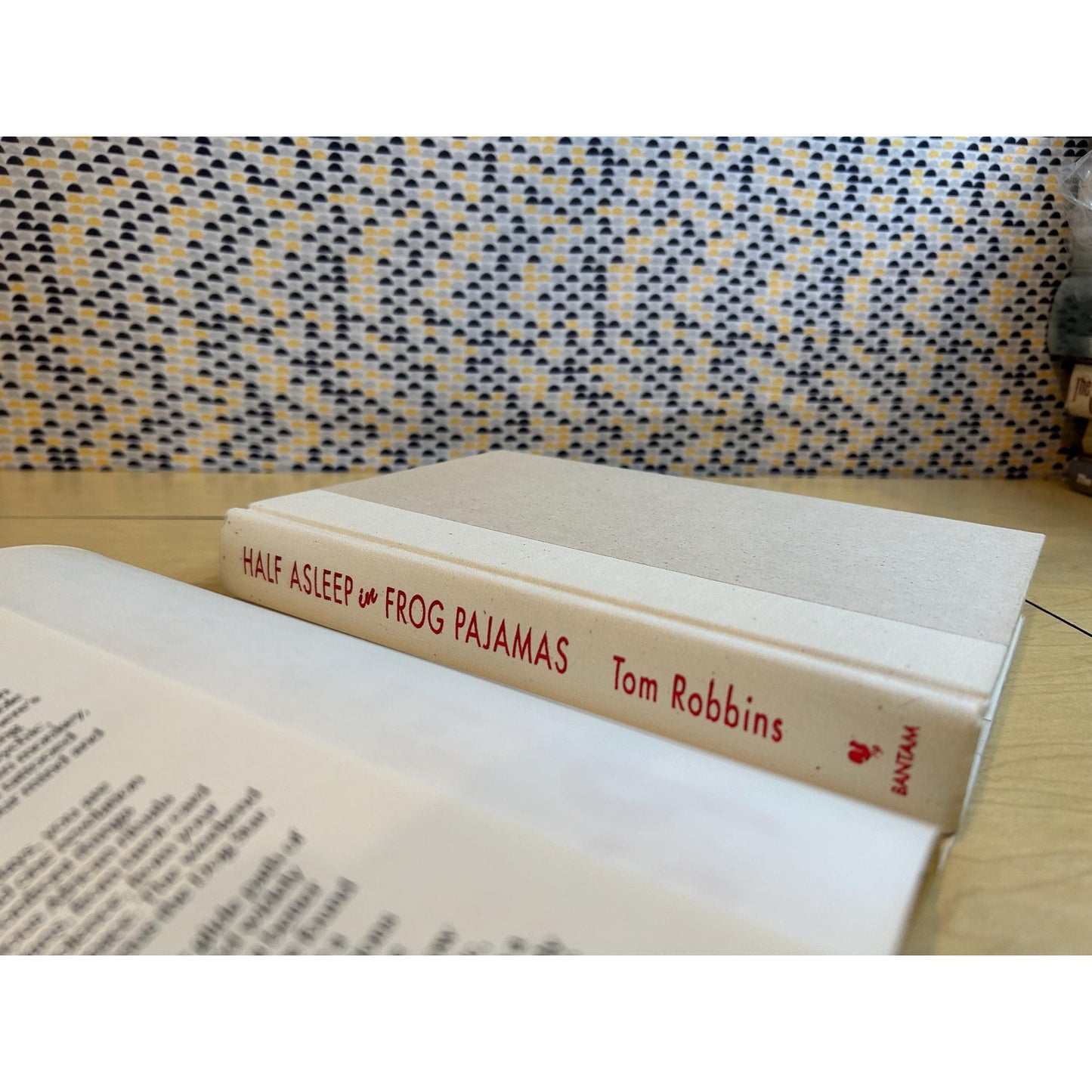 Half Asleep in Frog Pajamas - Tom Robbins - Vintage Hardcover Book - Bantam Books - 1st Edition, 1st Printing