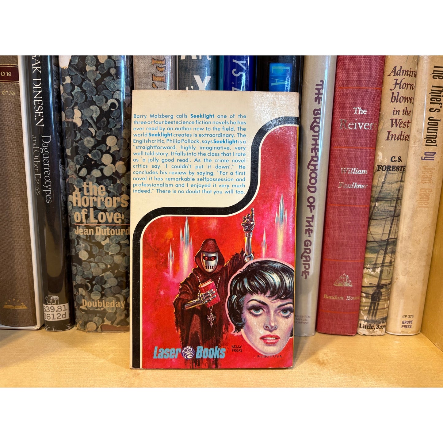 Seeklight - K.W. Jeter - Vintage Paperback - Laser Books - Kelly Freas Cover Art