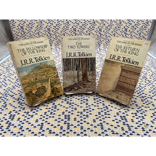 Lord of the Rings Trilogy - J.R.R. Tolkien - Ballantine Books Editions
