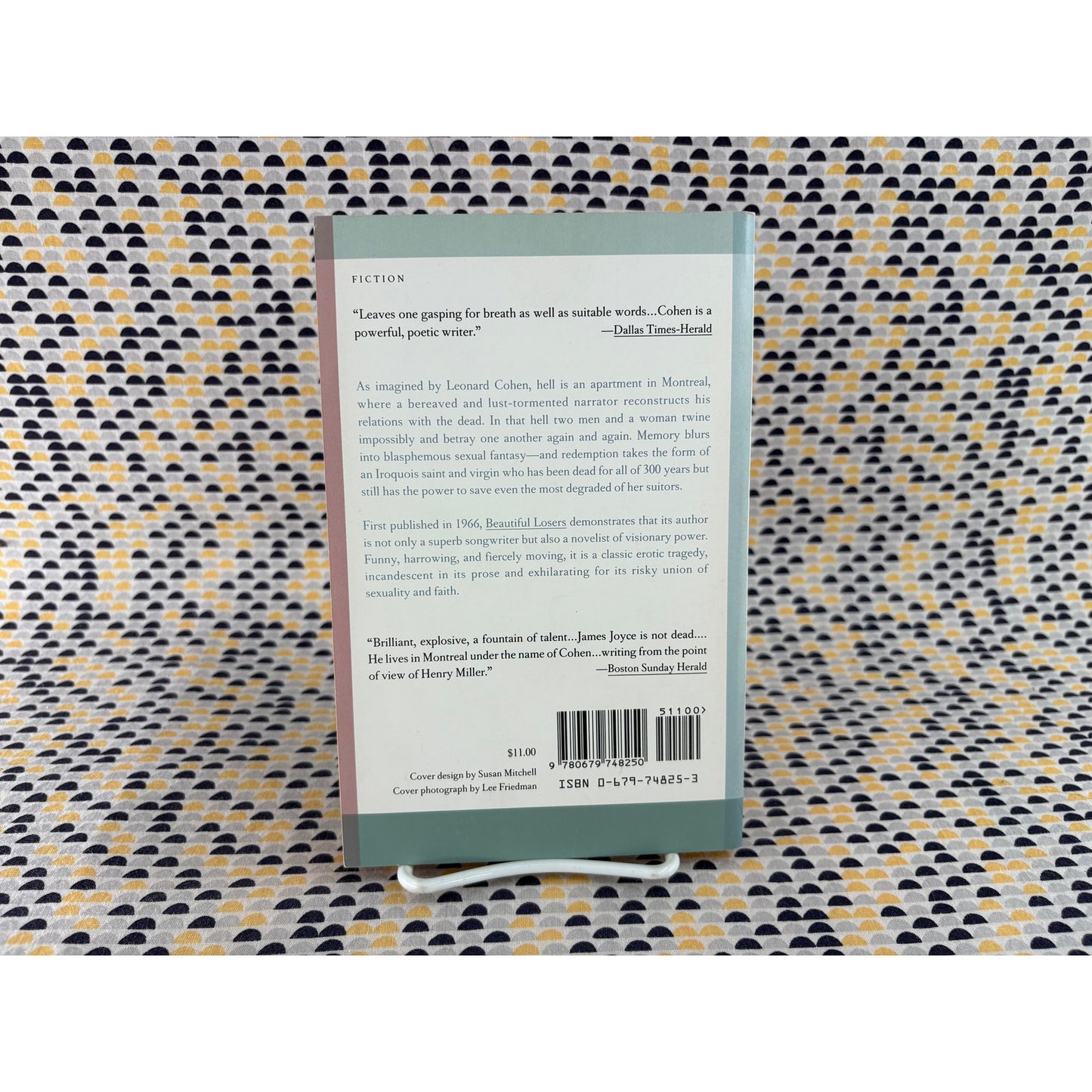 Leonard Cohen - Beautiful Losers - Vintage Paperback Book