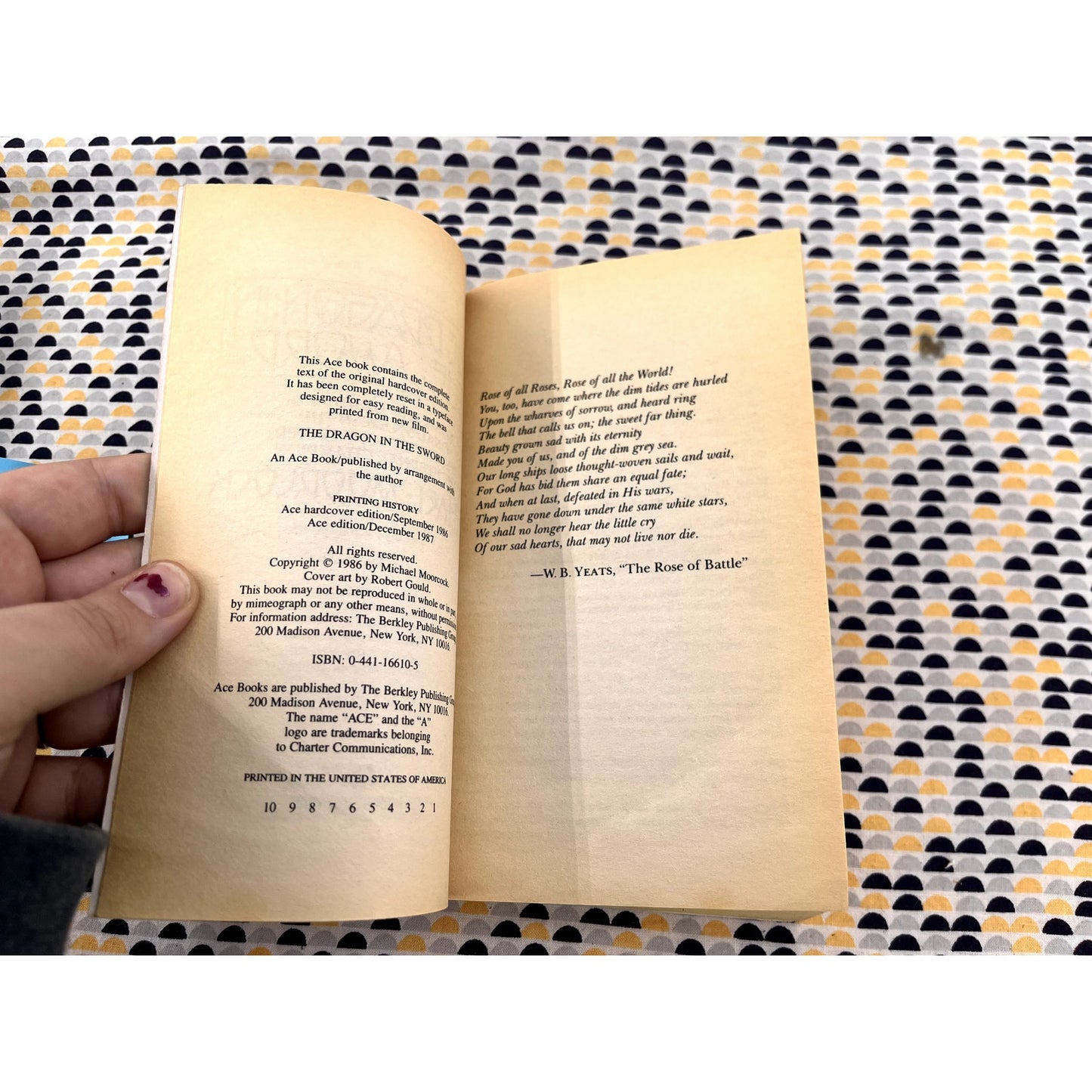 The Dragon in the Sword - Michael Moorcock - Ace Books - Paperback