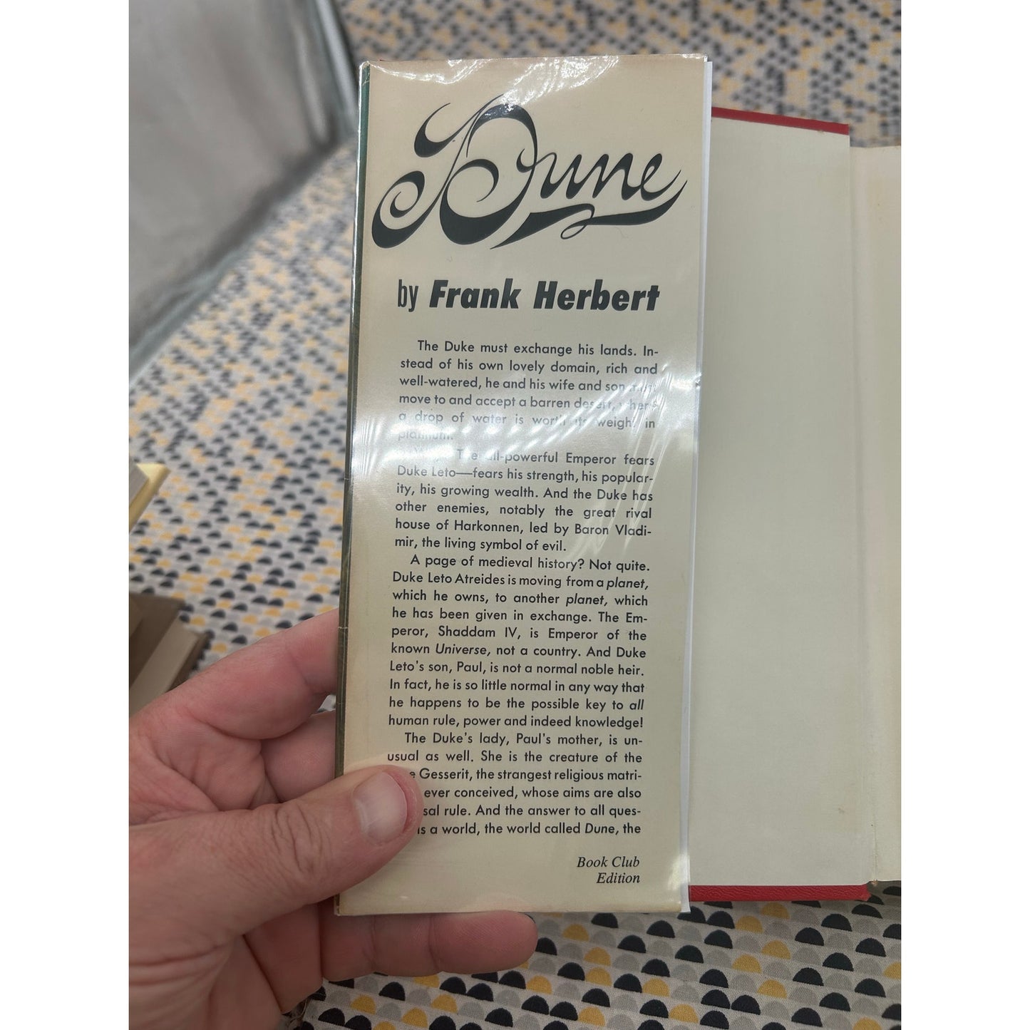 Dune - Frank Herbert - Vintage Hardcover  - Chilton Publishing - 1965 1st Book Club Edition - 47M Gutter