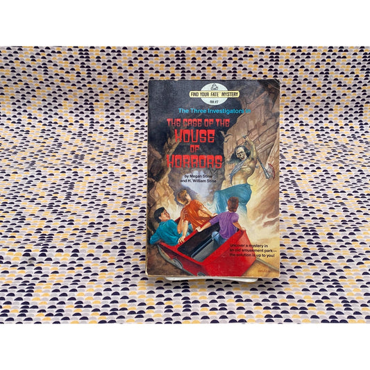 Find Your Fate Mystery RH#7: The Three Investigators In The Case Of The House Of Horrors - Megan & William Stine (RL) Vintage Paperback Book