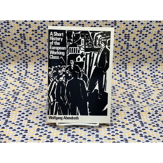 A Short History Of The European Working Class - Wolfgang Abendroth - Vintage Paperback Book - Monthly Review Press Edition