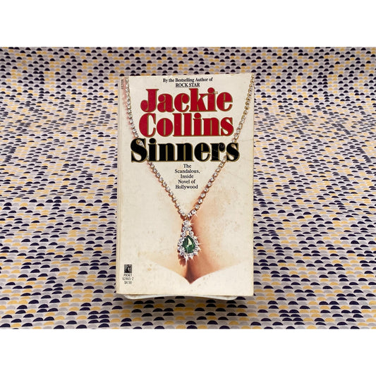 Sinners - Jackie Collins - Vintage Paperback Book - Pocket Edition