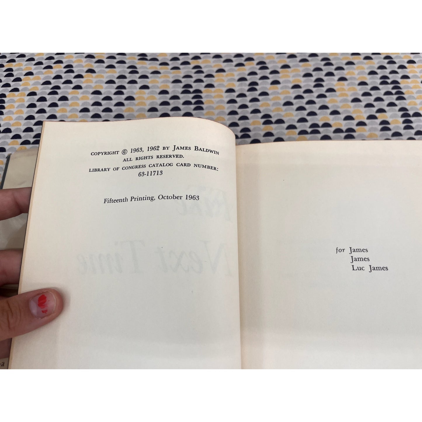 The Fire Next Time - James Baldwin - Dial Books - Hardcover - 1st Edition 15th Print 1963