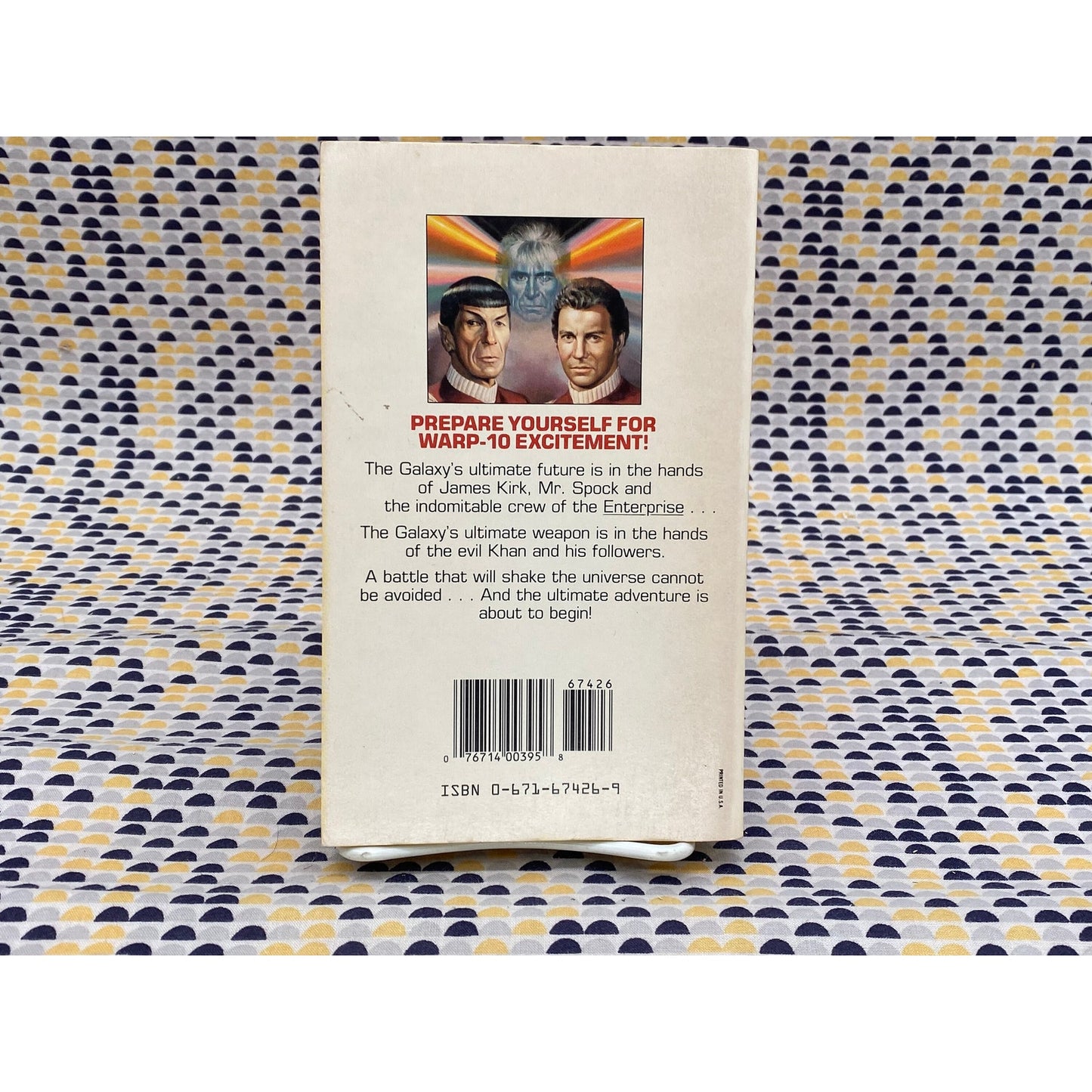 Star Trek - The Wrath of Khan - Movie Novelization - Vonda N. McIntyre - Vintage Paperback Book - Pocket Books Edition