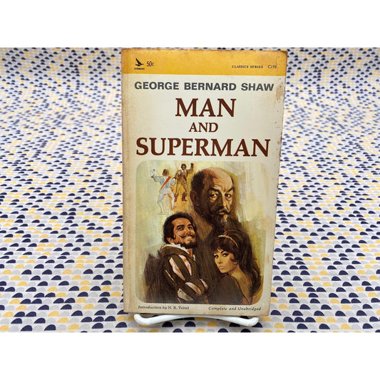 Man and Superman - Bernard Shaw - Vintage Paperback Book - Airmont Edition