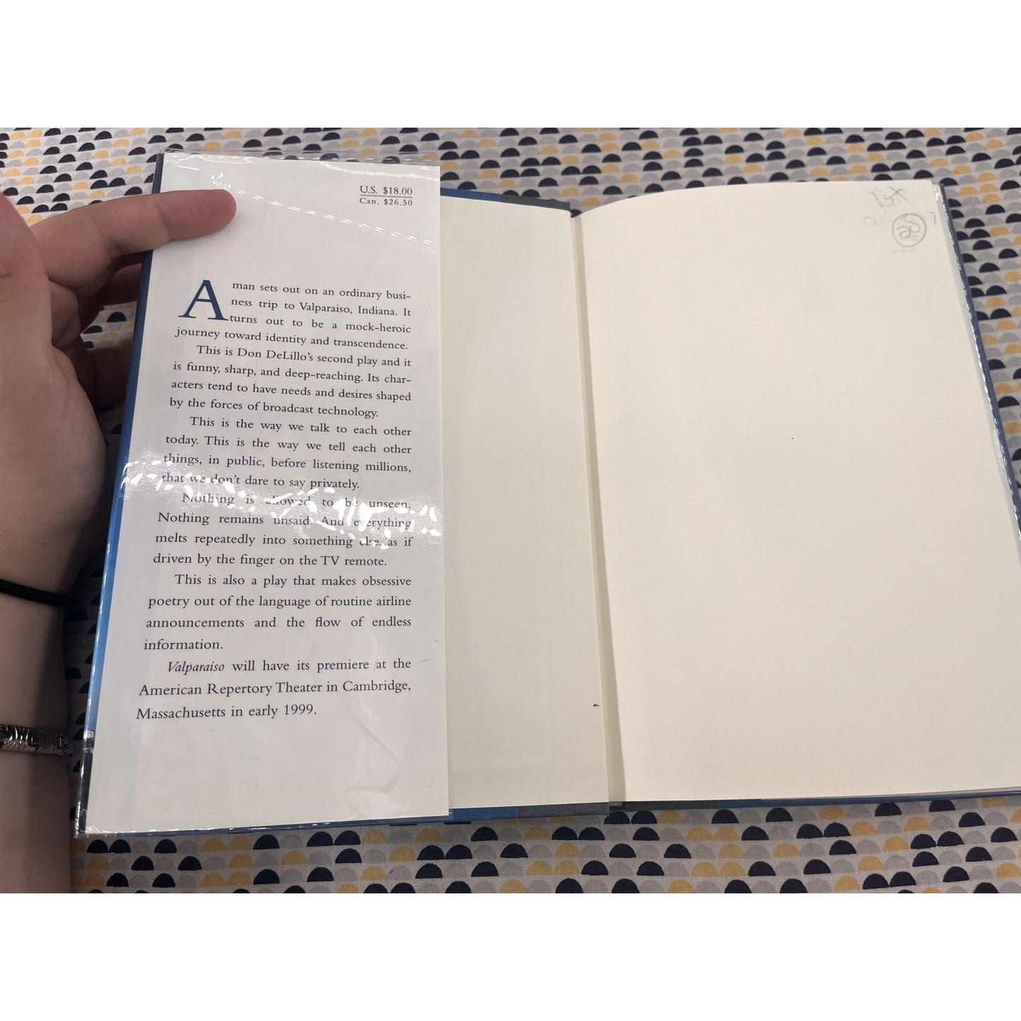 Valparaiso - Don Delillo - Scribner - Hardcover - 1st Edition 1st Printing