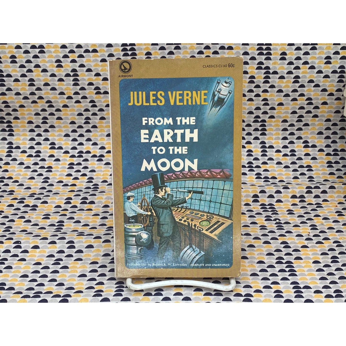 From the Earth to the Moon - Jules Verne - Vintage Paperback Book - Airmont