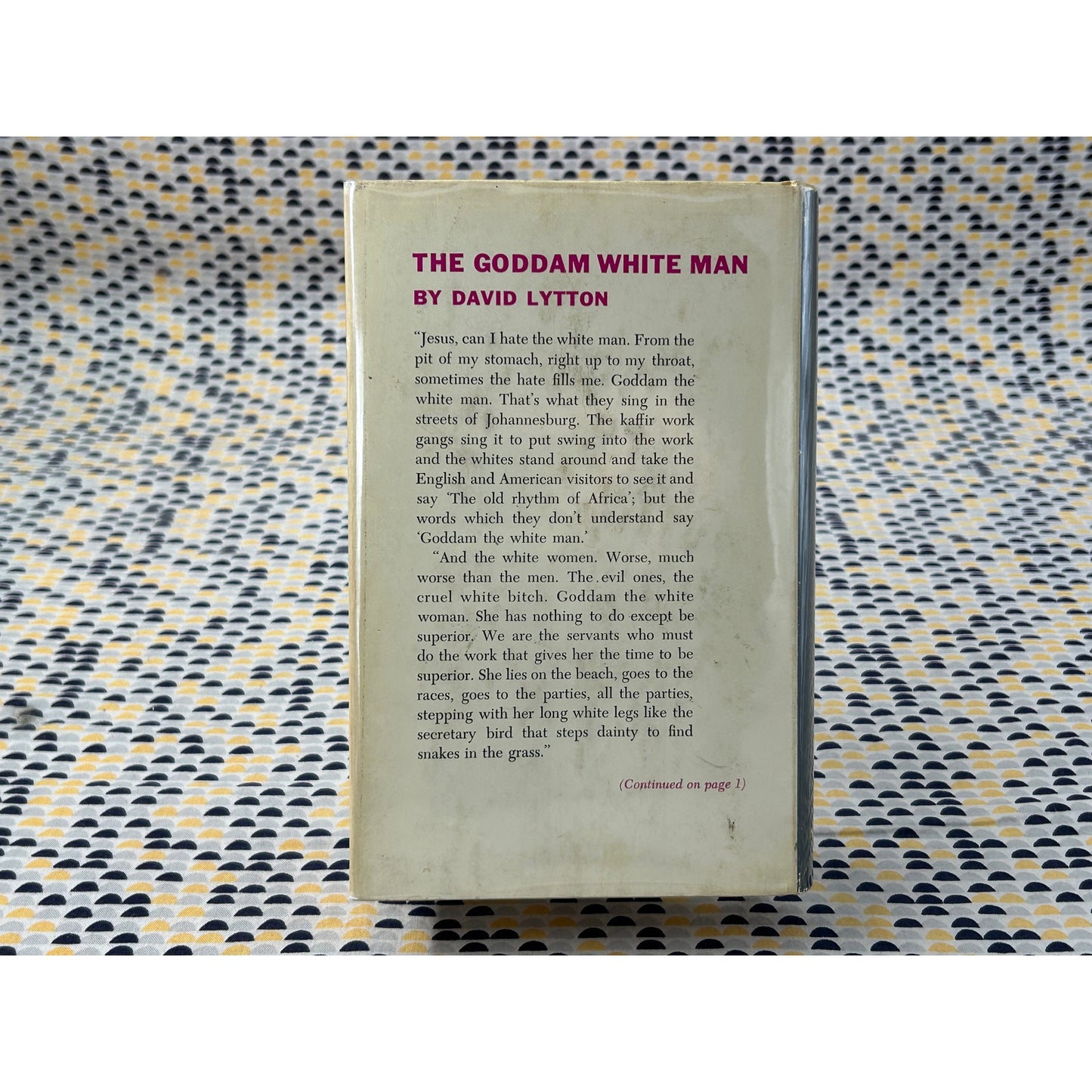 The Goddam White Man - David Lytton - Simon and Schuster - Hardcover