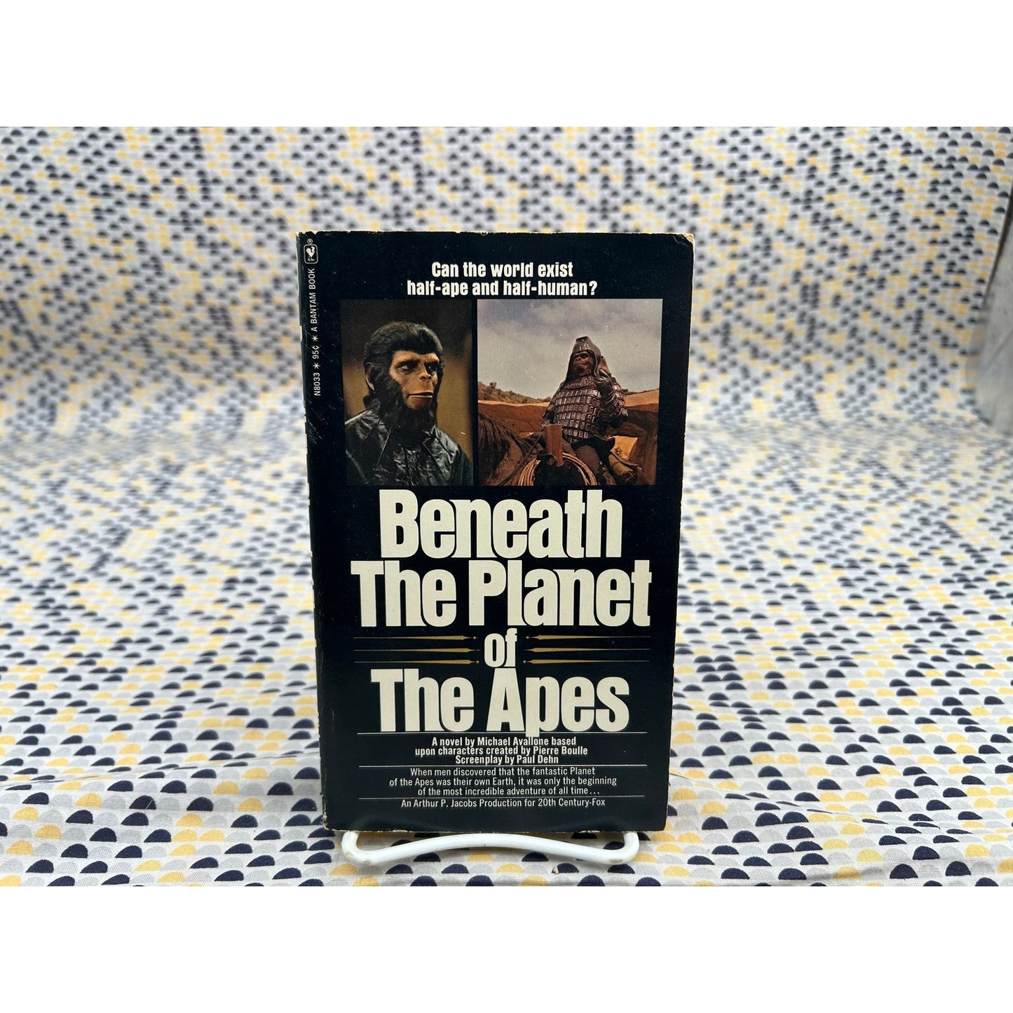 Beneath the Planet of the Apes - Michael Avallone - Vintage Paperback Book - 75 cent Bantam Books