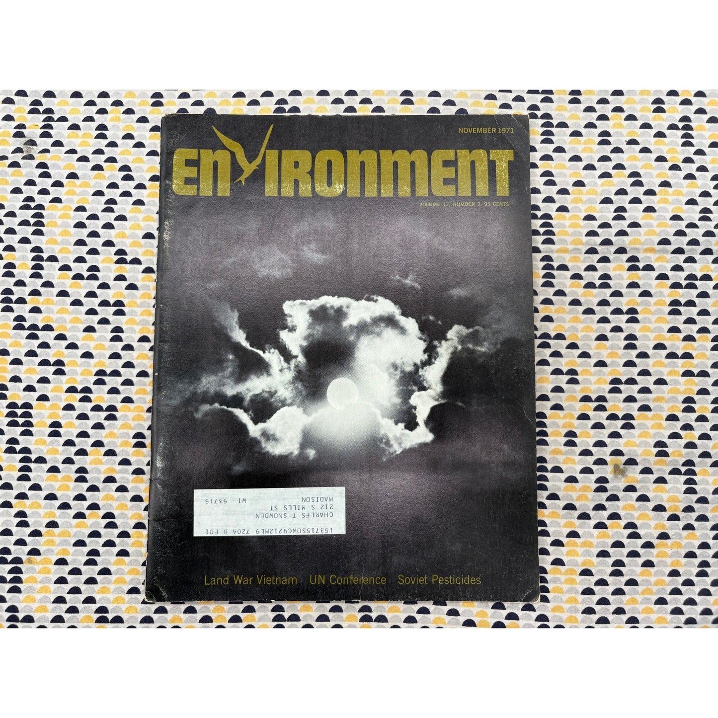 Environment Magazine  - November 1971 - Vintage Ecology