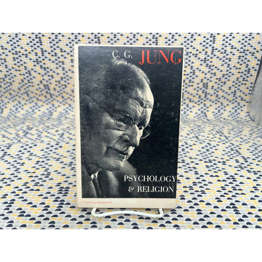 Psychology & Religion - C.G. Jung - Vintage Paperback Book - Yale University Press