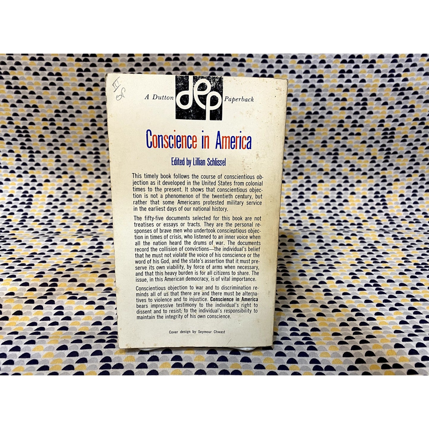 Conscience In America - Lilian Schlissel - Dutton - Paperback
