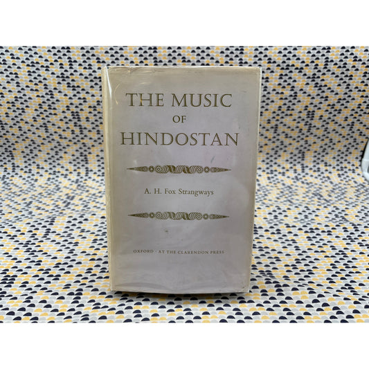 The Music Of Hindostan - Fox Strangways - Oxford - Hardcover