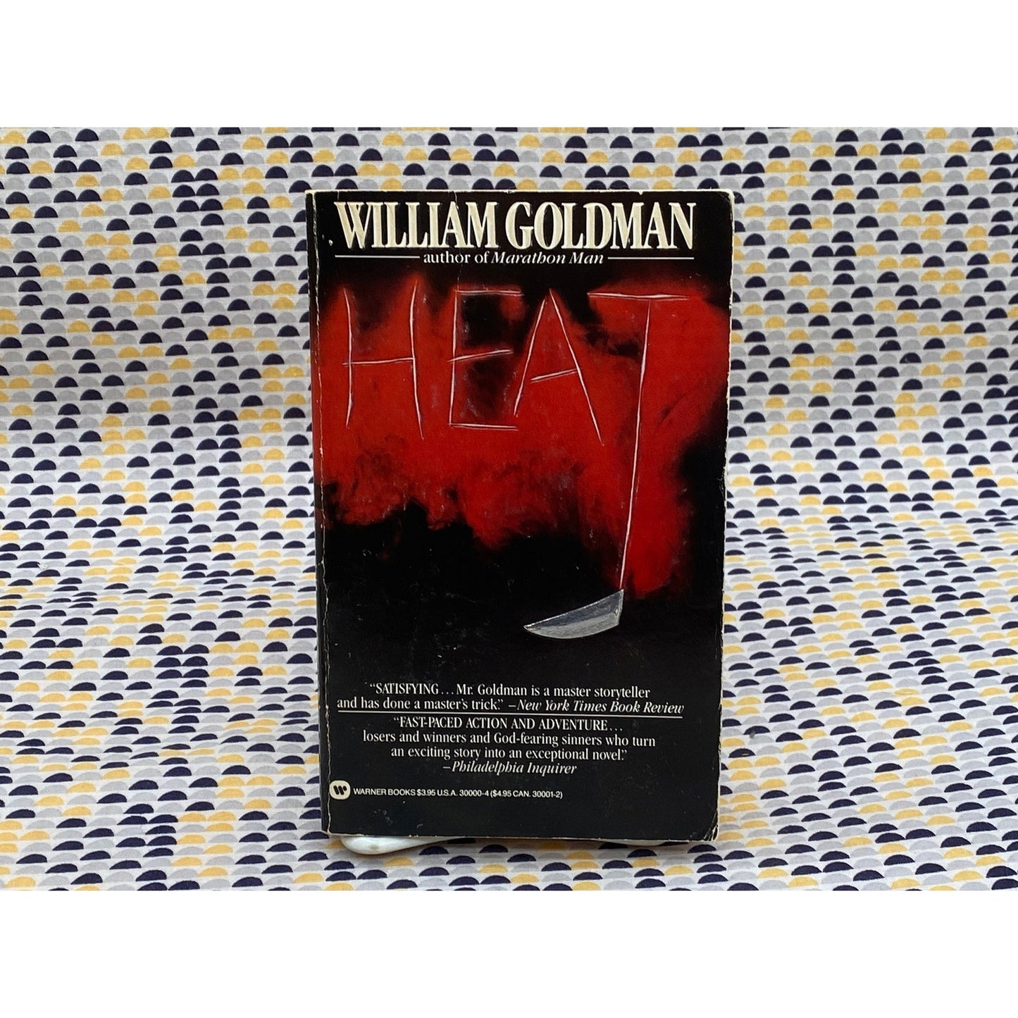 Heat - William Goldman - Vintage Paperback Book - Warner Books Edition