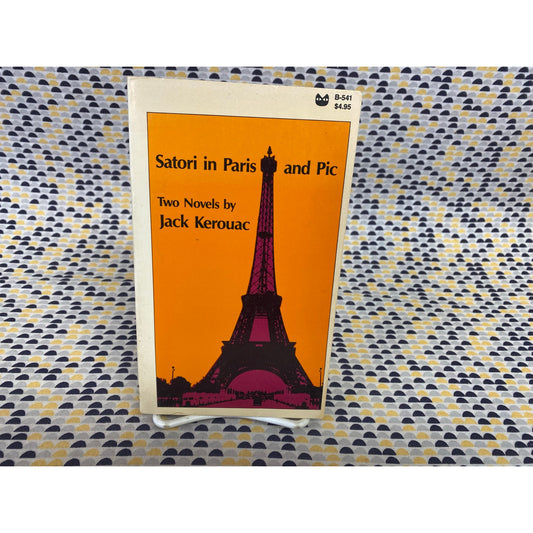 Satori in Paris and Pic - Two Novels by Jack Kerouac - Vintage Paperback - Evergreen Black Cat Books