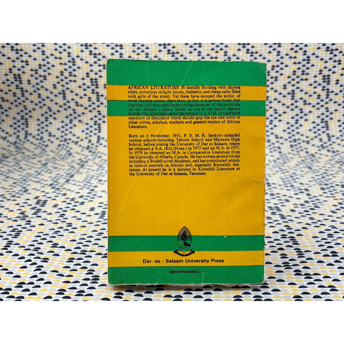 The Prostitute in African Literature - F.E.M.K. Senkoro - Dar Es Salaam University Press - Paperback