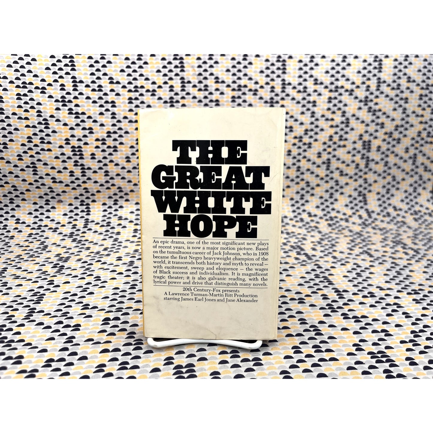 The Great White Hope - Howard Sackler - Bantam Books - Movie Novelization Movie Tie-In Edition