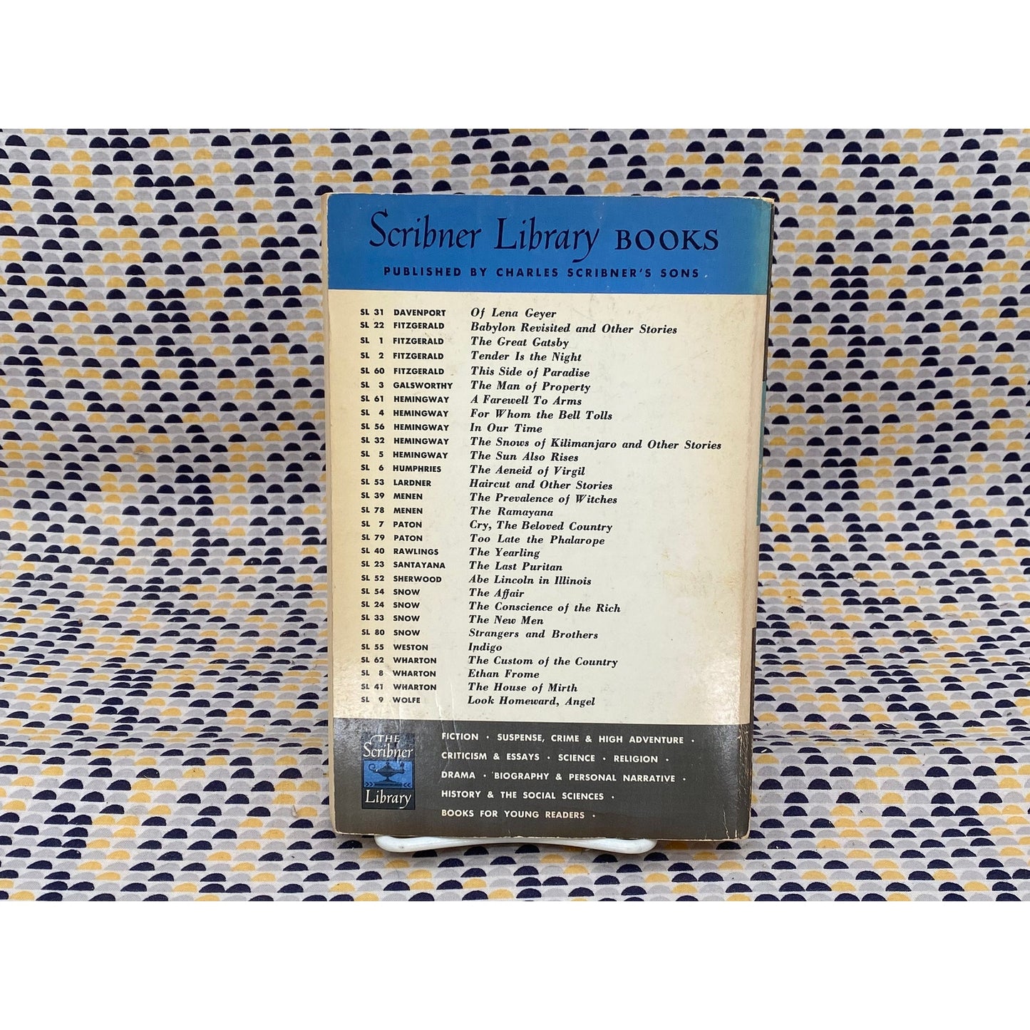 This Side Of Paradise - F. Scott Fitzgerald - Vintage Paperback Book - Charles Scribner's Sons Edition
