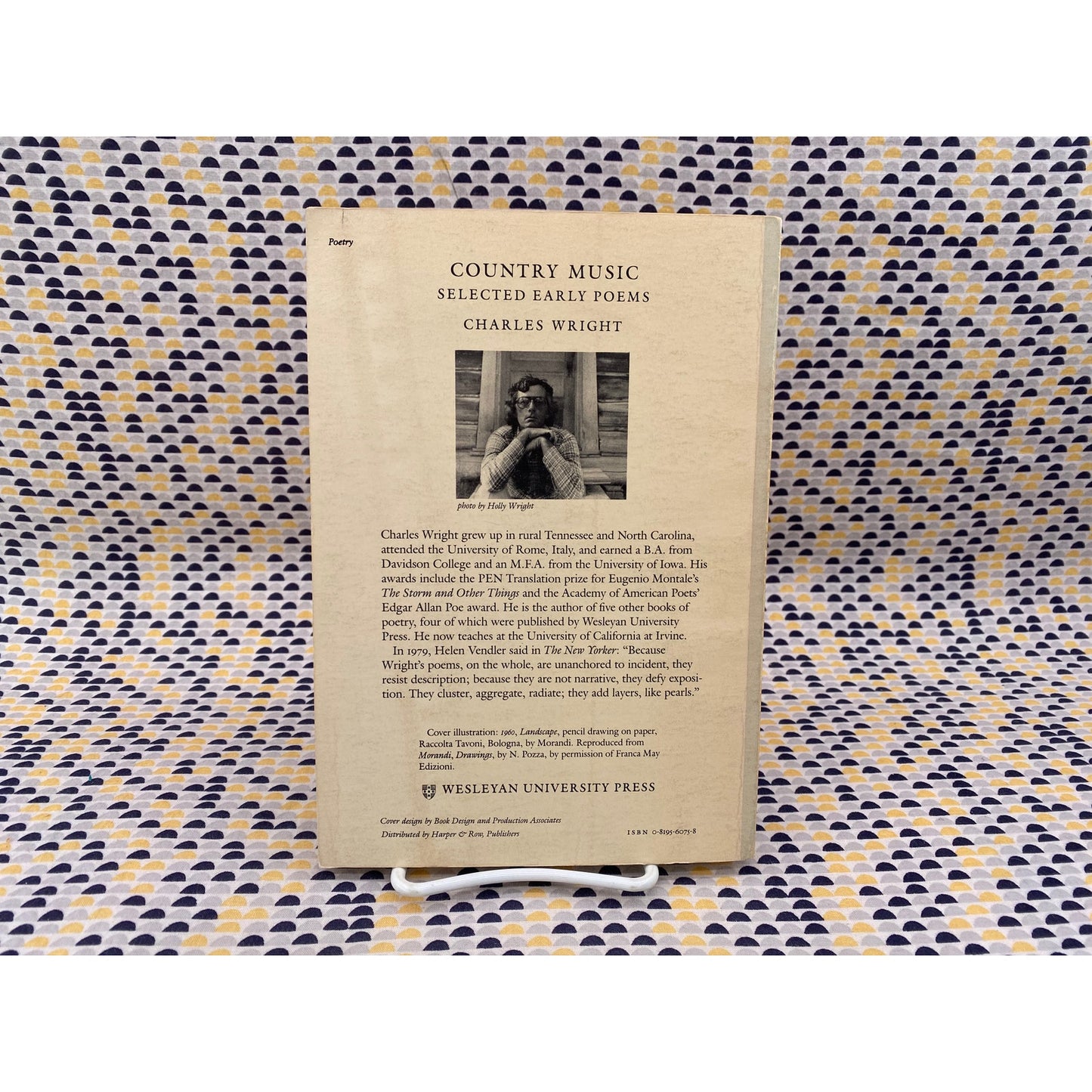 Country Music - Charles Wright - Wesleyan - Paperback - 1st Edition