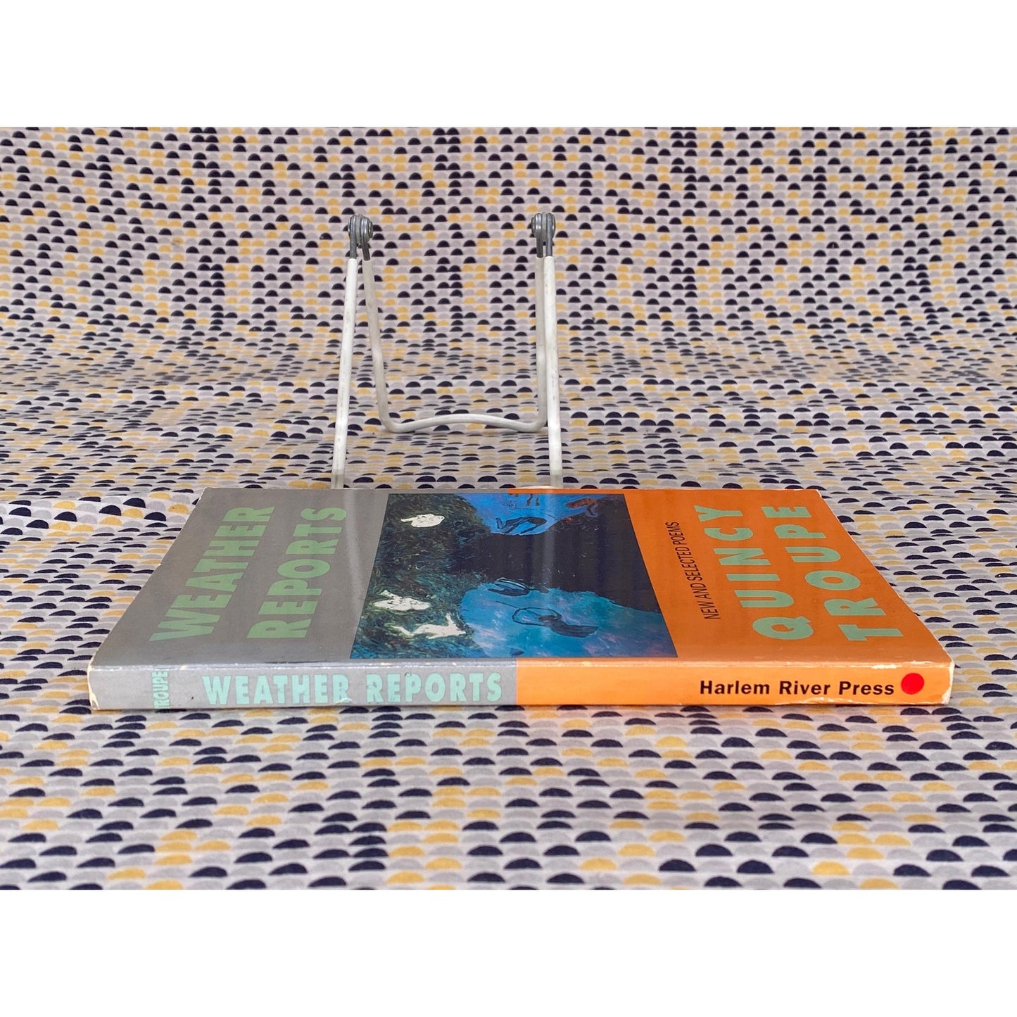 Weather Reports: New And Selected Poems - Quincy Troupe - Vintage Paperback Book - Harlem River Press Edition