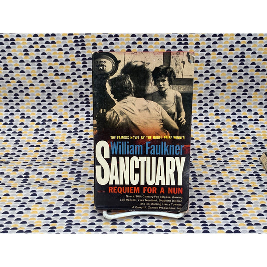 Sanctuary - Requiem for a Nun - William Faulkner - Movie Tie-In - Vintage Paperback Book - 75 cent Signet Edition