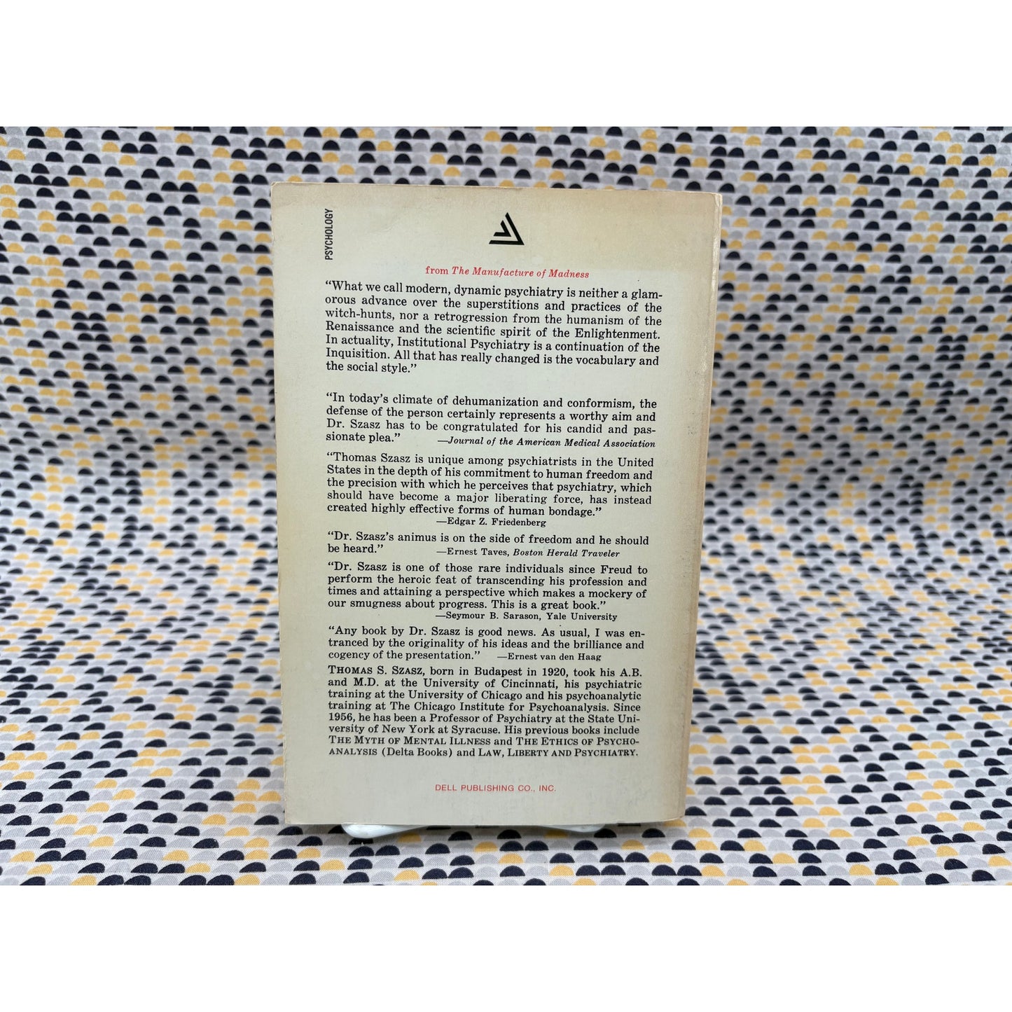 The Manufacture Of Madness - Thomas Szasz - Delta - Paperback