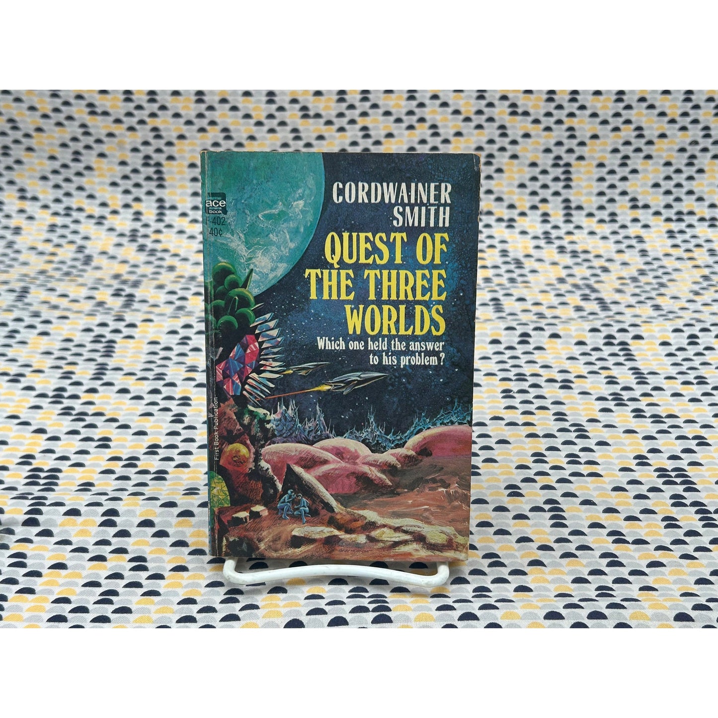 Quest of Three Worlds - Cordwainer Smith - Gray Morrow Cover Art - Ace Science F