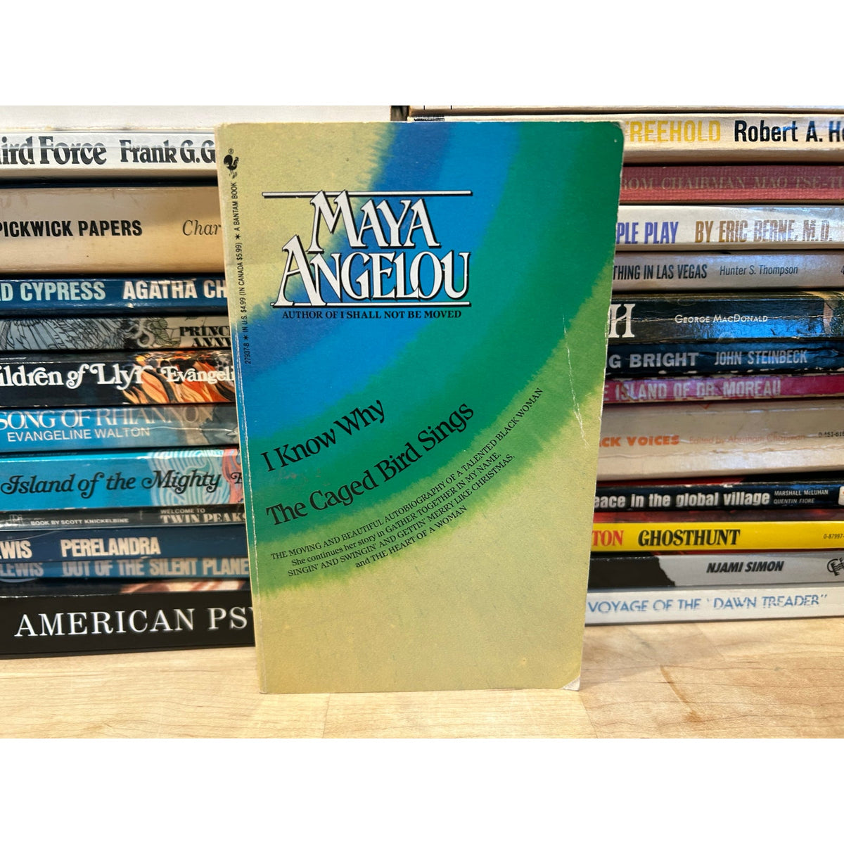 I Know Why the Caged Bird Sings - Maya Angelou - Vintage Paperback - Bantam Books