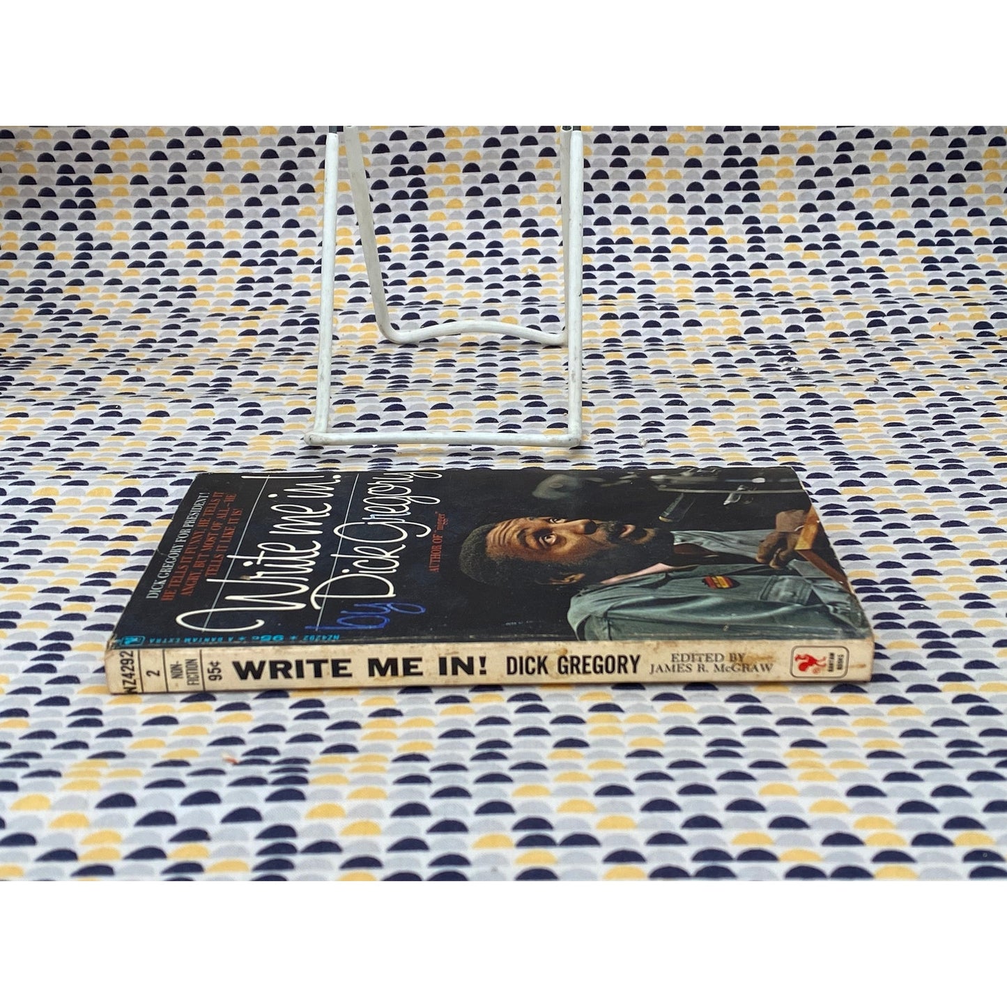 Write Me In! by Dick Gregory - Vintage Paperback Book - 95 cent Bantam Edition