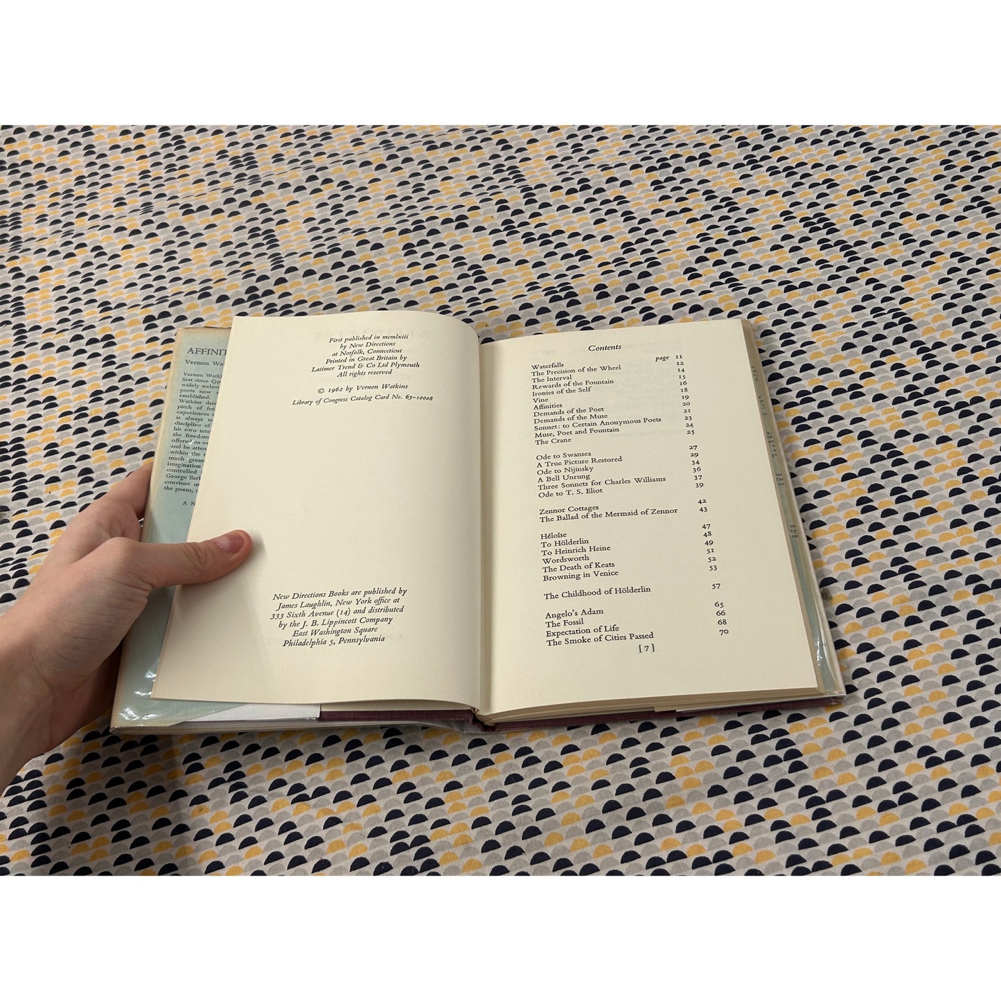 Affinities - Vernon Watkins - New Directions - Hardcover