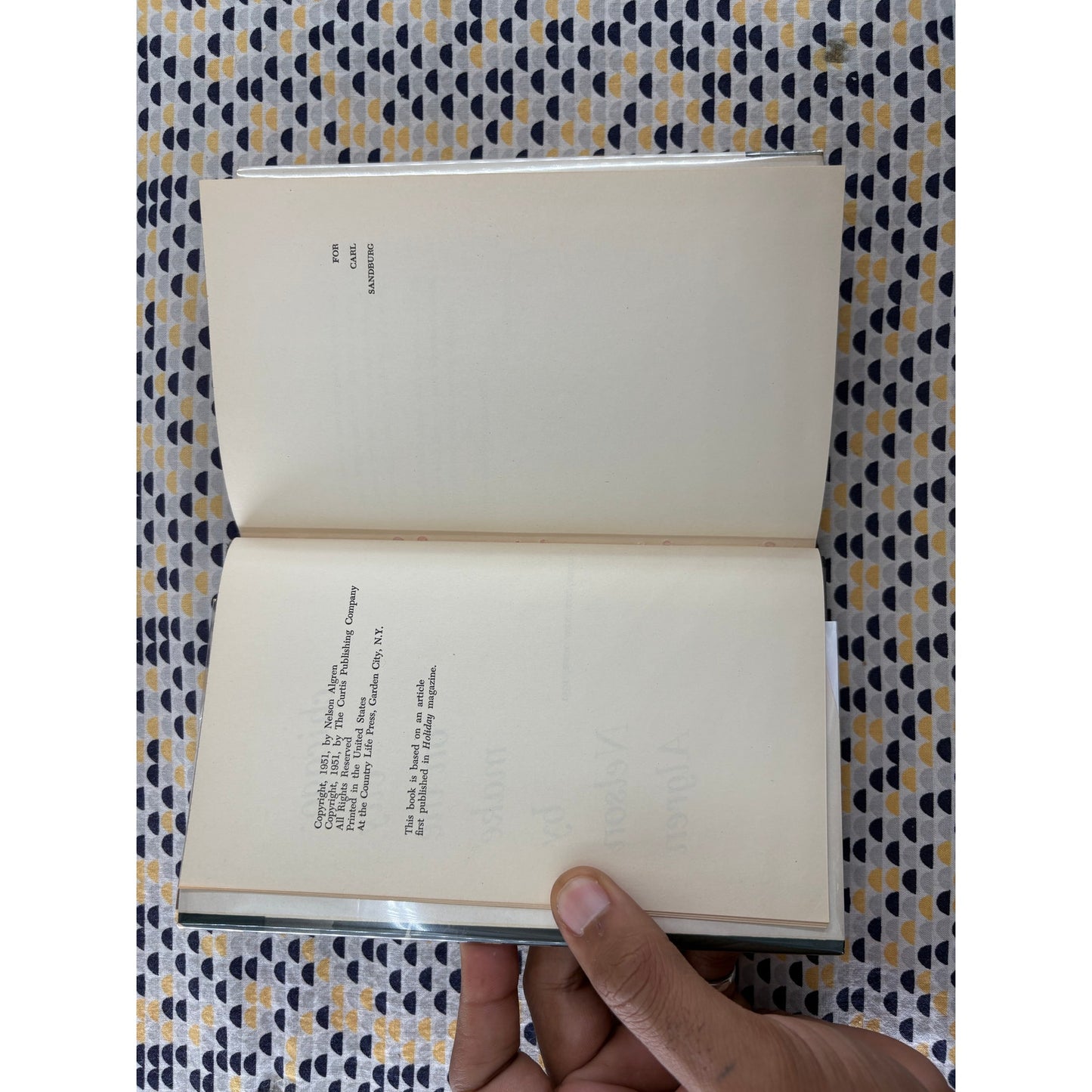 Chicago City On The Make - Nelson Algren - Doubleday - Hardcover